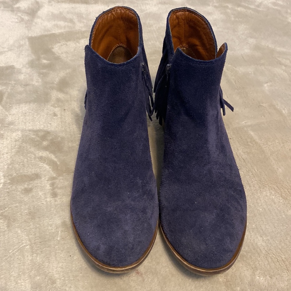 Lucky Brand Moroccan Blue oiled suede Lk-Benjii - Picture 2 of 8